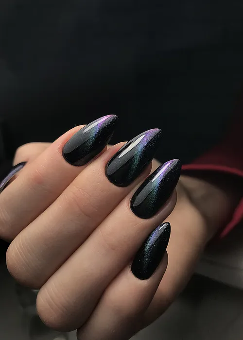 Black manicure